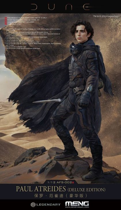 MENG-Model AFS-002s Dune Paul Atreides (Deluxe Edition) Bouwpakket Schaal 1:12