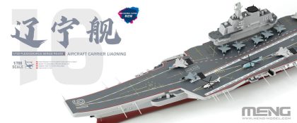 MENG-Model PS-010s Aircraft Carrier Liaoning (Pre-colored Edition) Bouwpakket Schaal 1:700