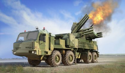 Trumpeter 01087 72V6 of 96k6 Pantsir-S1 SPAAGM BAZ-6909 Schaal 1:35