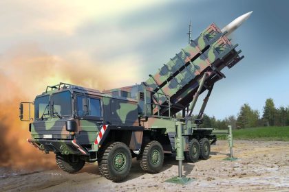 Trumpeter 01088 Patriot Abschussrampe Auf 15t mil gl Br A1 Bouwpakket Schaal 1:35