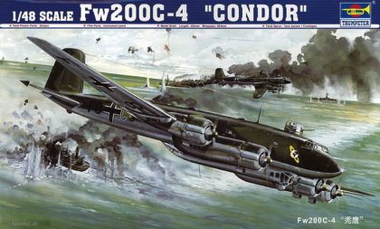 Trumpeter 02814 Focke-Wulf Fw 200 C-4 Condor Bouwpakket Schaal 1:48