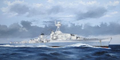 Trumpeter 05375 French Light Cruiser Georges Leygues Bouwpakket Schaal 1:350