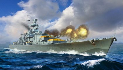Trumpeter 06736 German Gneisenau Battleship Bouwpakket Schaal 1:700