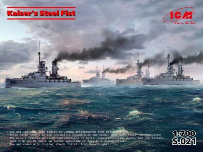 ICM S.021 Kaiser's Steel Fist Schaal 1:700