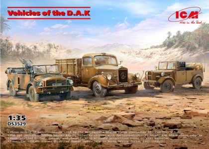 ICM DS3529 Vehicles of the D.A.K Bouwpakket Schaal 1:35