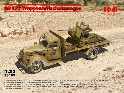 ICM 35408 G917T Truppenluftschutzwagen Bouwpakket Schaal 1:35
