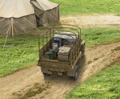ICM 35587 WWII US Army Kitchen Truck Bouwpakket Schaal 1:35