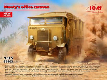 ICM 35603 Sir Bernard Montgomery's Leyland Retriever Bouwpakket Schaal 1:35