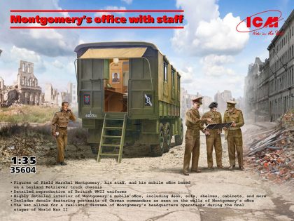 ICM 35604 Montgomery's office with staff Schaal 1:35