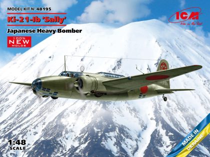ICM 48195 Ki-21-Ib Sally Japanese Heavy Bomber (100% new molds) Bouwpakket Schaal 1:48