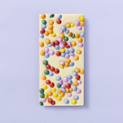 De Notenshop Chocoladereep wit smarties