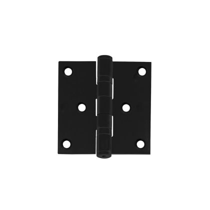 Intersteel Kogellagerscharnier recht 3" (76x76x2,5mm) - mat zwart