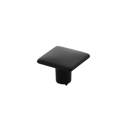 Intersteel Meubelknop vierkant vlak 26x26mm - mat zwart