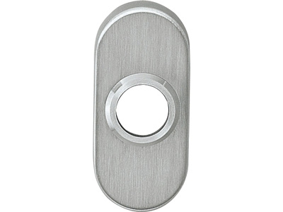 Intersteel Rozet ovaal verdekt 65x30x10mm - RVS
