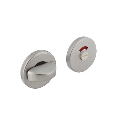Intersteel Rozet met toilet-/badkamersluiting ø50x7mm - aluminium