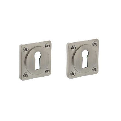 Intersteel Basic sleutelrozetten vierkant - nikkel mat