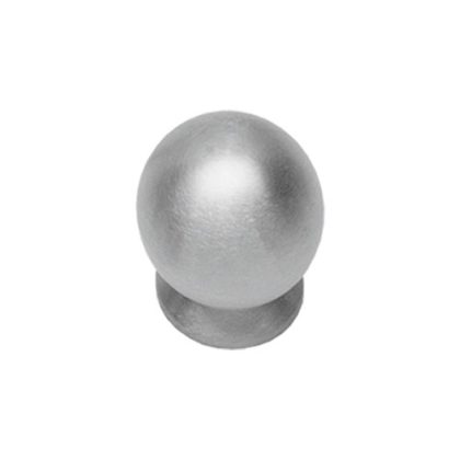 Intersteel Meubelknop bolrond met achterplaat ø25mm - RVS