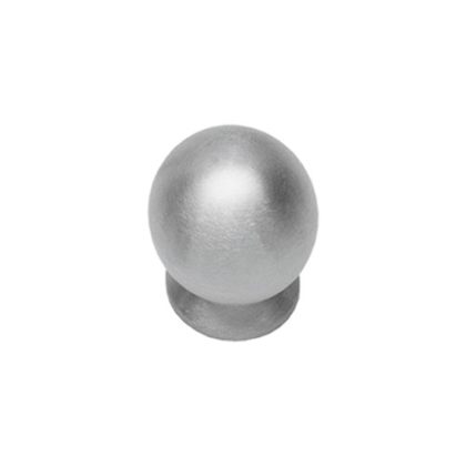 Intersteel Meubelknop bolrond met achterplaat ø30mm - RVS