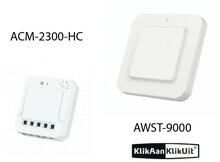 433 MHz (o.a. Klikaanklikuit) Klikaanklikuit Schakel inbouwset - AWST-9000 + ACM-2300-HC