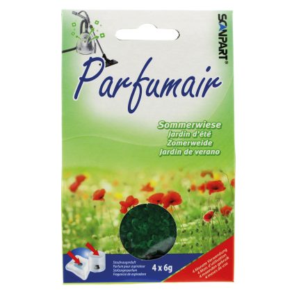 Scanpart Parfumair geurparels zomerweide 4x6g Stofzuiger accessoire Groen