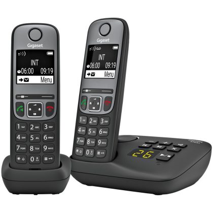 Gigaset A705A Duo Huistelefoon Zwart