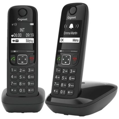 Gigaset AS690 DUO Huistelefoon Zwart