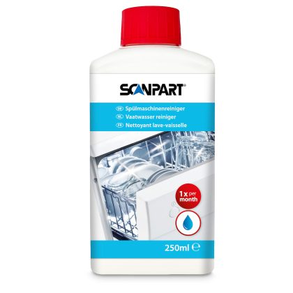 Scanpart vaatwasser reiniger 250ml Vaatwassers accessoire Wit