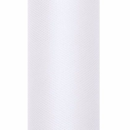 Merkloos 2x Witte tule stoffen50 cm breed
