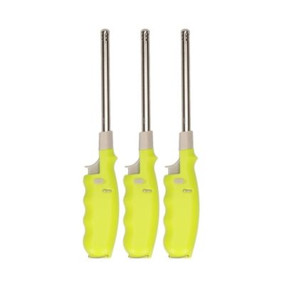 Merkloos 5x Barbecue aanstekers lime groen 25,5 cm