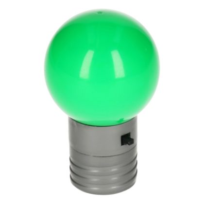 Merkloos Koelkast magneten met LED lamp groen 4,5 cm