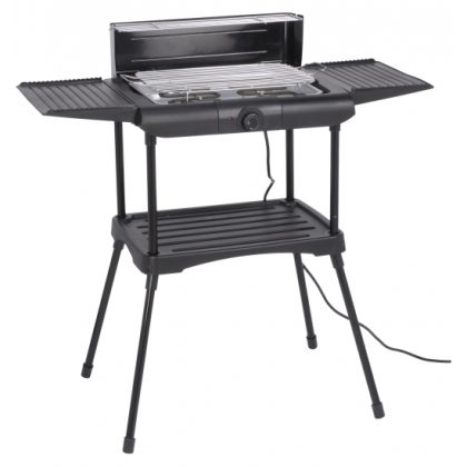Merkloos Staande elektrische barbecue 51 cm
