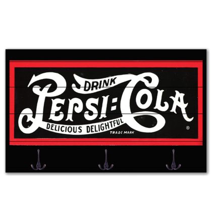 Pepsi Drink Pepsi-Cola Houten Kapstok - 50 x 30 cm