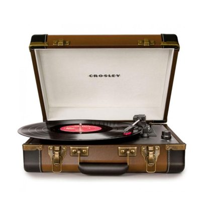 Crosley Executive Portable USB Platenspeler - Bruin/Zwart B-Stock | 37% korting