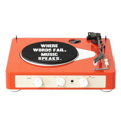 Fiftiesstore Gadhouse Brad Platenspeler Retro MK II Mandarijn