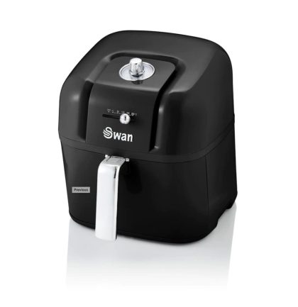 Swan Retro 6L Manual Air Fryer Zwart | 32% korting