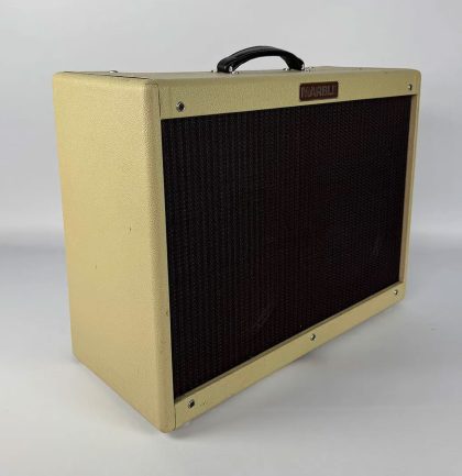 Fiftiesstore Custom-Bouw 2009 Marble Andy Tielman Limited Edition No. 1 2x12 Gitaar Buizenversterker