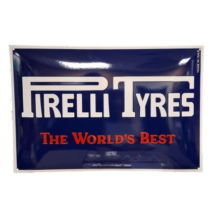 Pirelli Tyres Emaille Bord - 60 x 40cm