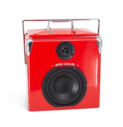 Fiftiesstore Retro Cooler Rood Bluetooth Speaker
