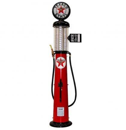 Texaco Wayne 615 Texaco Ethyl 10 Gallon Benzinepomp - Rood & Zwart - Reproductie