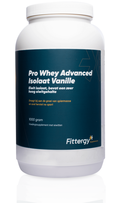 Fittergy Supplements Pro Whey Advanced isolate Vanille - 1000 gram