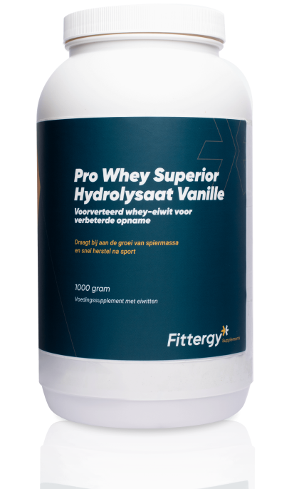 Fittergy Supplements Pro Whey Superior Hydrolysate Vanille - 1000 gram
