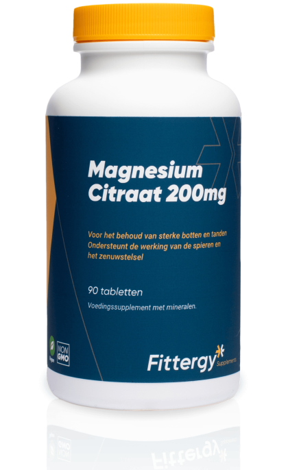 Fittergy Supplements Magnesiumcitraat 200 mg - 90 tabletten