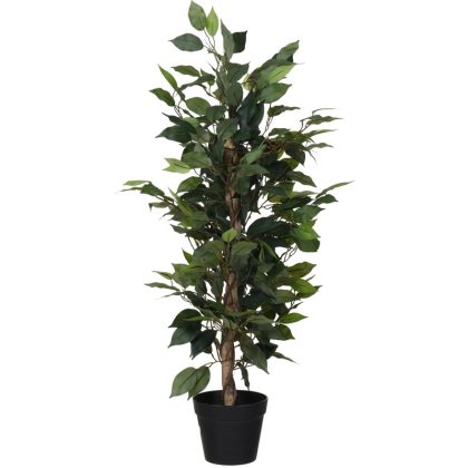 Merkloos Kunstplant Ficus groen 95 cm