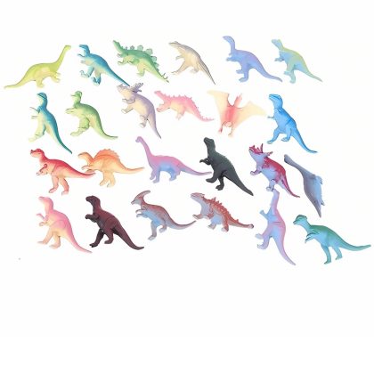 PIA Soft Toys Plastic dinosaurussen 24 stuks