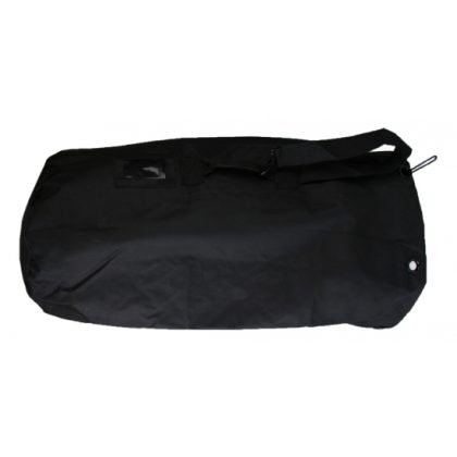 Merkloos Plunjezak - zwart - nylon - 90 cm - duffeltas