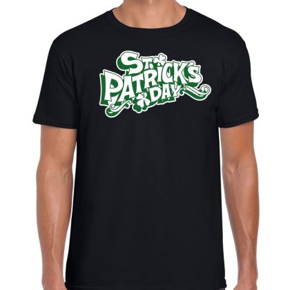 Bellatio Decorations Zwart St. Patricks day t-shirt heren