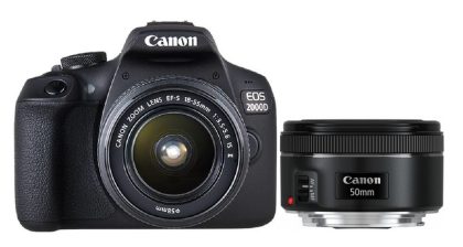 Canon EOS 2000D 18-55 IS + 50 1.8S