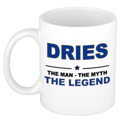 Bellatio Decorations Dries cadeau naam mok - man myth legend - vaderdag