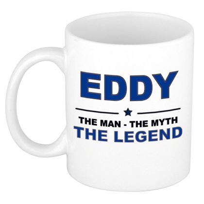Bellatio Decorations Eddy cadeau naam mok - man myth legend - vaderdag