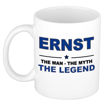 Bellatio Decorations Ernst cadeau naam mok - man myth legend - vaderdag